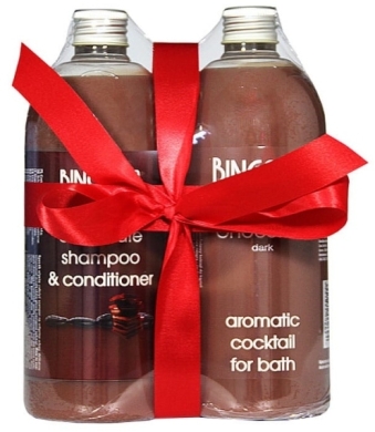 BINGOSPA Zestaw 9 czekoladowy szampon 500 ml + koktajl 500 ml