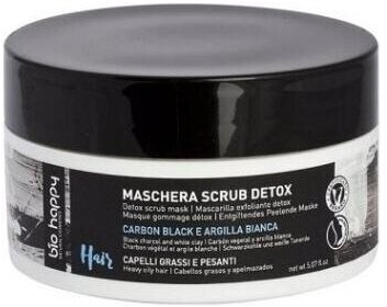 BIO HAPPY Detoksykująca Maska-Scrub do włosów 150 ml