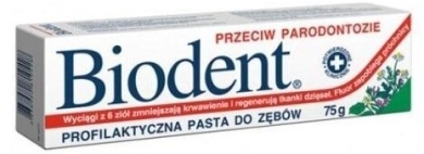 BIODENT Pasta do zębów przeciwko parodontozie 75g