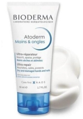 BIODERMA ATODERM MAINS Krem do rąk i paznokci 50 ml