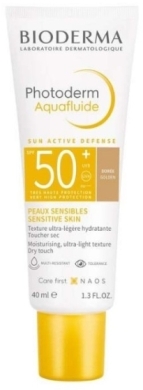 BIODERMA PHOTODERM Aquafluide SPF 50+ Ultralekki Fluid do skóry normalnej ciemny 40 ml