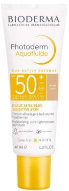 BIODERMA PHOTODERM Aquafluide SPF 50+ jasny 40 ml