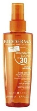 BIODERMA PHOTODERM BRONZ SPF30 Ochronny olejek przyspieszający opalanie 200 ml