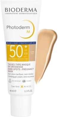 BIODERMA PHOTODERM M SPF 50+ Krem do skóry z tendencją do przebarwień odcień jasny 40 ml