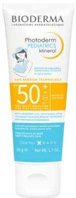 BIODERMA PHOTODERM PEDIATRICS MINERAL Fluid mineralny dla dzieci SPF 50+ 50 g