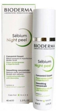 BIODERMA SEBIUM NIGHT PEEL serum 40 ml