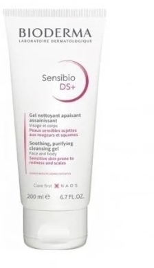 BIODERMA SENSIBIO DS+ GEL MOUSSANT Delikatny Żel oczyszczający 200 ml