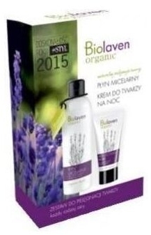 BIOLAVEN Zestaw  Krem do twarzy na noc 50 ml + Płyn micelarny 200 ml