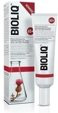 BIOLIQ 65+ Krem odbudowujący do skóry oczu, ust, szyi i dekoltu 30 ml