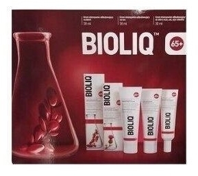 BIOLIQ 65+ Zestaw Krem na dzień 50ml + Krem na noc 50 ml + krem do skóry oczu ust i dekoltu 30 ml