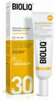 BIOLIQ SPF Mineralna Emulsja ochronna SPF30 30 ml