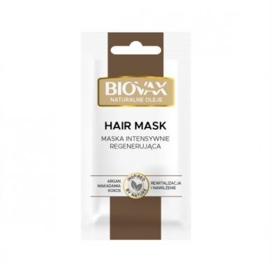 BIOVAX Maseczka Intensywnie Regenerująca ARGAN 20 ml
