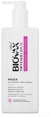 BIOVAX TRYCHOLOGIC PRZESUSZENIE I ŁAMLIWOŚĆ Maska do włosów i skóry głowy 200 ml