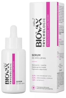 BIOVAX TRYCHOLOGIC PRZESUSZENIE I ŁAMLIWOŚĆ Serum do skóry głowy 50 ml