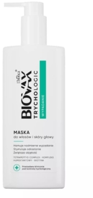 BIOVAX TRYCHOLOGIC WYPADANIE Maska do włosów i skóry głowy 200 ml