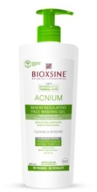 BIOXSINE ACNIUM Żel regulujący Sebum do mycia twarzy 500 ml