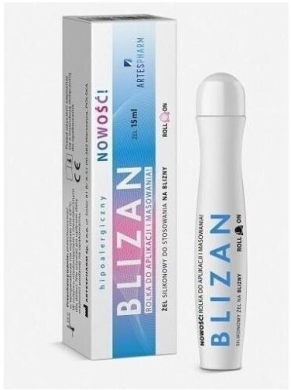 BLIZAN silikonowy Żel na blizny roll-on 15 ml