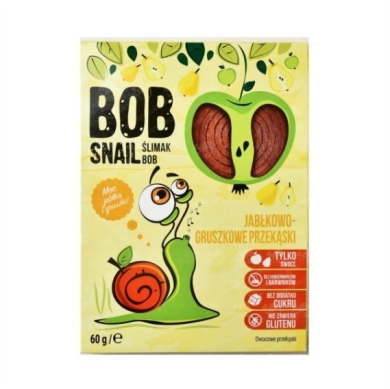 BOB SNAIL Przekąski jabłkowo-gruszkowe 60 g