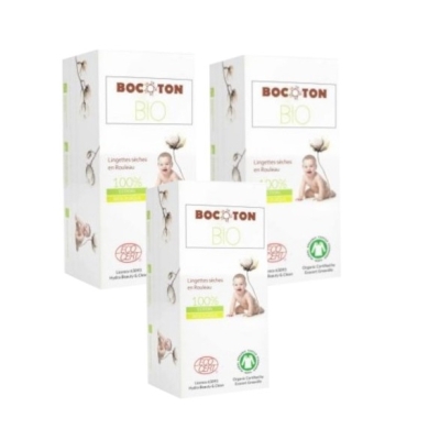 BOCOTON ręczniki z organicznej bawełny 50 sztuk Wielopak x3