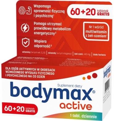 BODYMAX Active 80 tabletek