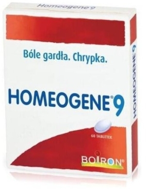BOIRON Homeogene 9 ból gardła 60 tabletek