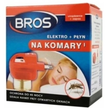 BROS-elektro+płyn na komary 45 nocy 40ml
