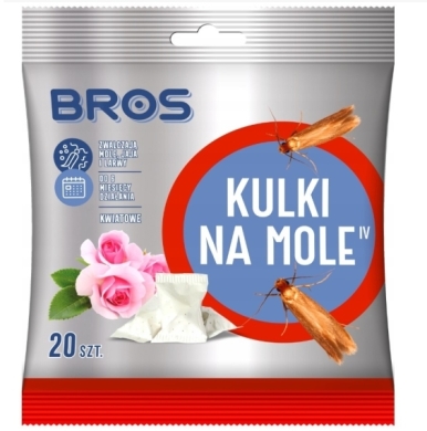 BROS-kulki na mole kwiatowe 20 sztuk