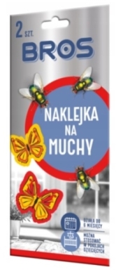 BROS-naklejka na muchy 2 sztuki