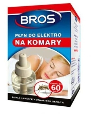 BROS-płyn do elektrofumigatora na komary 60 nocy 40ml