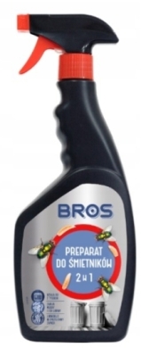 BROS-preparat do śmietników 2w1 na owady 500 ml