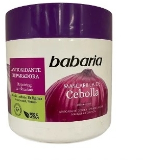 Babaria Maska Cebulowa do Każdego Rodzaju Włosów, skuteczna w walce z łysieniem 400ml