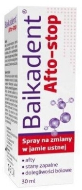 Baikadent Afto-stop spray do ust 30 ml