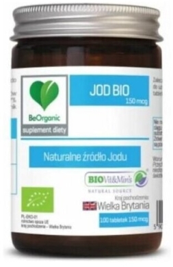 BeOrganic Jod Bio 150 mg 100 tabletek