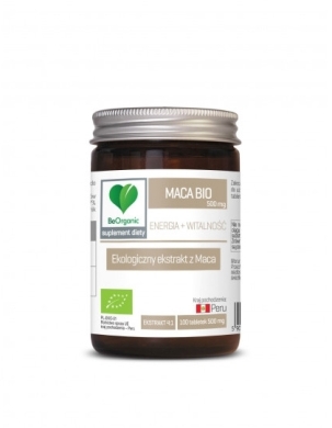 BeOrganic Maca Bio 500 mg 100 tabletek