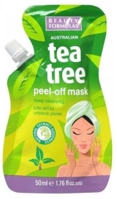 Beauty Formulas Maseczka do twarzy Tea Tree peel off 50 ml