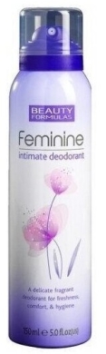 Beauty Formulas dezodorant do higieny intymnej 150 ml