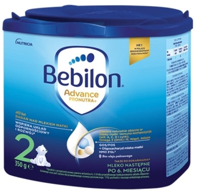 Bebilon 2 Pronutra Advance mleko następne po 6. miesiącu 350 g