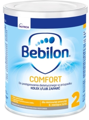 Bebilon Comfort 2 żywność specjalnego przeznaczenia medycznego dla niemowląt od 6. miesiąca 400 g