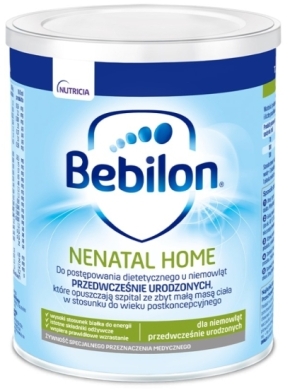 Bebilon Nenatal Home żywność specjalnego przeznaczenia medycznego 400 g