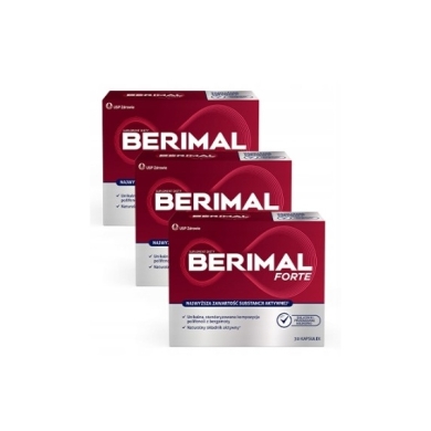 Berimal Forte 30 kapsułek Wielopak x3