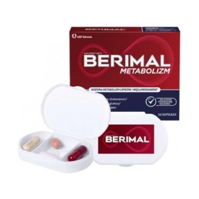 Berimal Metabolizm 30 kapsułek + pojemnik na leki