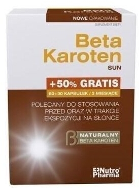 Beta Karoten Sun 90 kapsułek