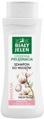 Biały Jeleń Hipoalergiczny Szampon Bawełna Włosy Suche 300ml