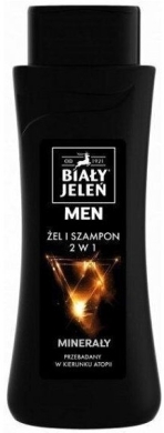 Biały Jeleń Men Szampon & Żel 2w1 Minerały 300 ml