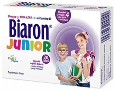 Biaron Junior 30 kapsułek do żucia
