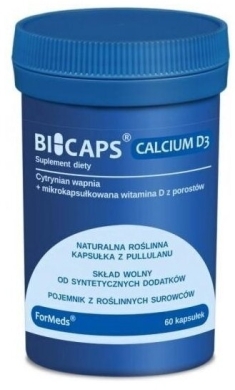 Bicaps Calcium D3 60 kapsułek