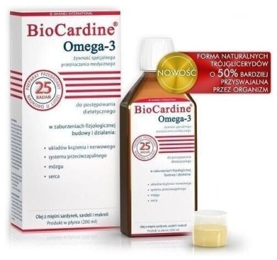 BioCardine Omega-3 płyn 200 ml