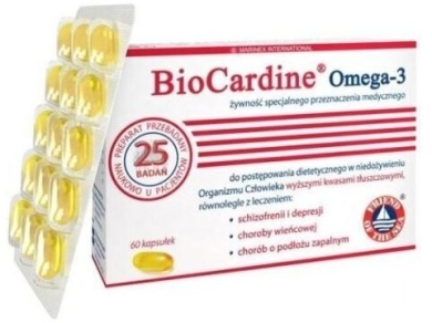 BioCardineOmega-3 60 kapsułek