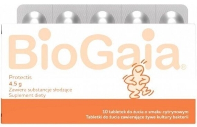 BioGaia 10 tabletek do żucia