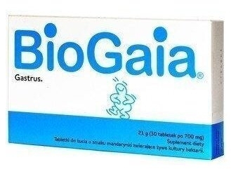BioGaia Gastrus mandarynka 30 tabletek